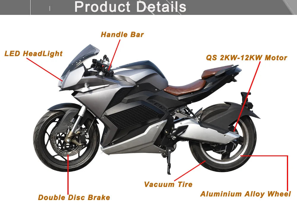 In Stock EEC Electric Dirt Motorcycle 450cc Best Price Dual Off-road Racing Moped 100km/h Street Bike With Disc Break