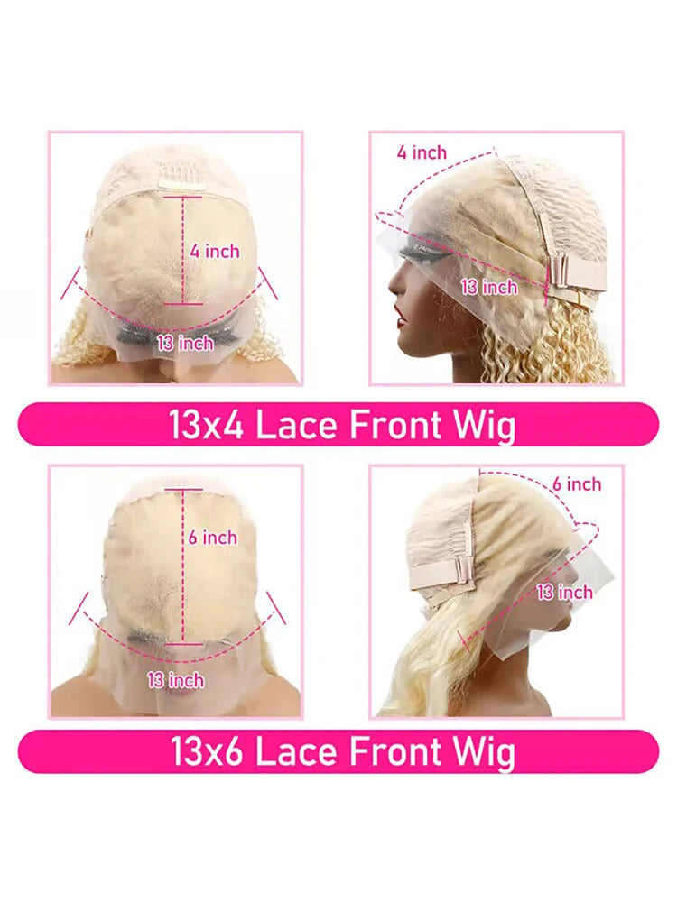 13x4 Lace Frontal Colored Wig 200 Density Straight Blonde 613 HD Lace Frontal Wig 13x6 Brazilian Human Hair Wigs For Black Wome