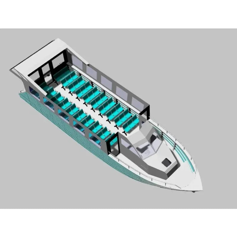 ALLSEALION Fast Ferry Cruising Boat Passenger Ship Aluminum Passenger Boat for sale