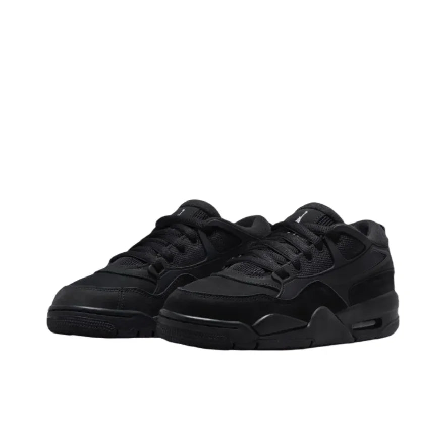 Nike Air Jordan 4 RM low men's sneakers comfortable wear basketball shoes winter classic retro trend casual shoes pure black