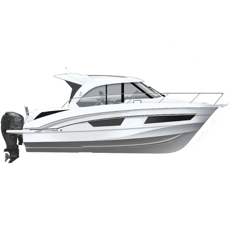 Best Quality Of Used Water.wish QD 27FT Cabin Fiberglass Hull Luxury Cruise Boat And Yacht Low Price