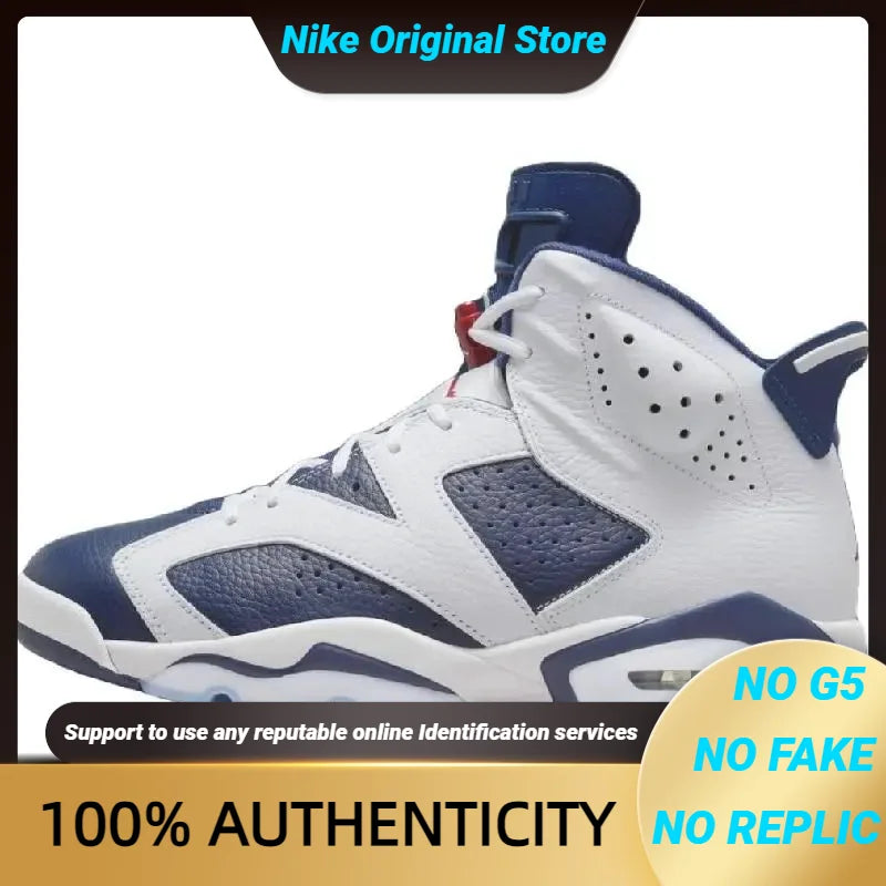 Nike Jordan 6 Retro Olympic 2024 Sneakers shoes CT8529-164 With Original Box