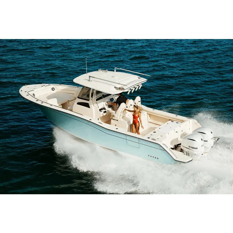 Offshore Center Console Expansive Beam Aluminum High Speed Boat Yacht for Family Cruising