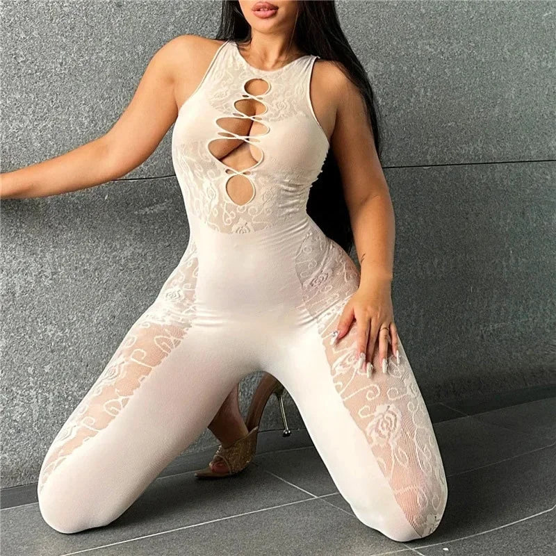 Sexy Lingerie Fishnet Bodystocking Women Sex Underwear Erotic Dress Bodysuit Exotic Babydolls Perspective Body Stockings