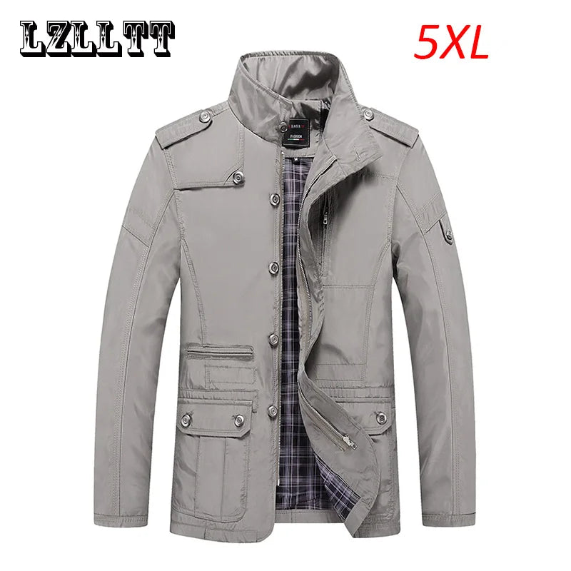 2023 Spring Autumn Men Casual Windproof Jackets Coats Mens Formal