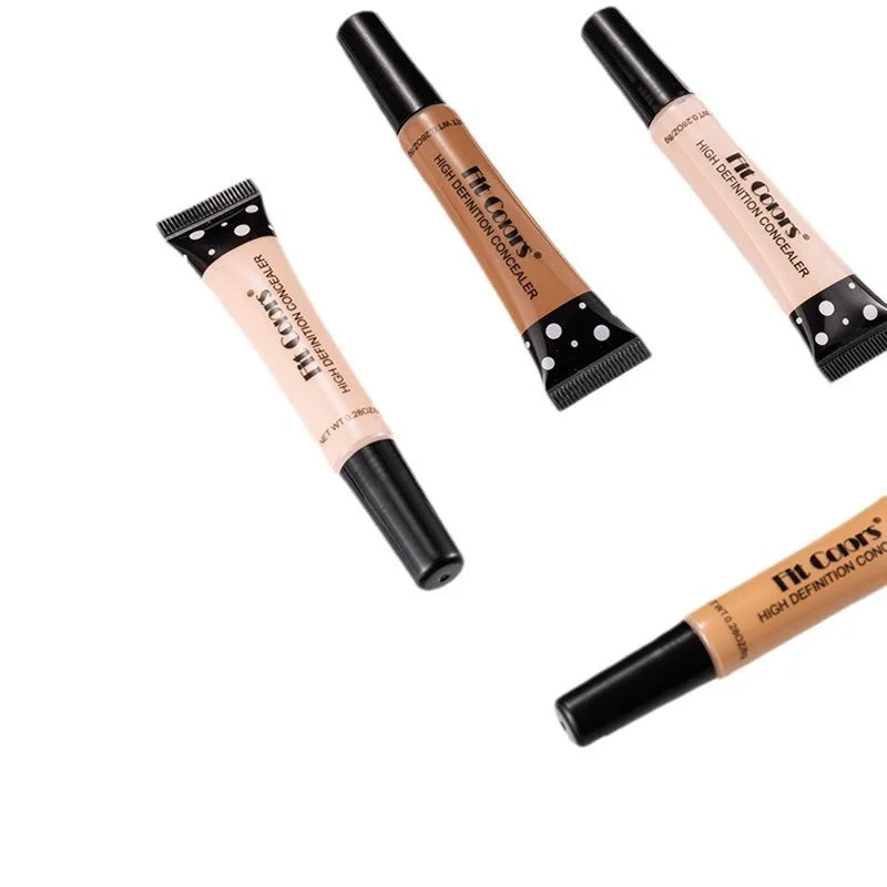 Fit Colors 8 size Concealer with a Flexible Concealer Moisturizing Liquid Foundation to cover dark circles and acne spots