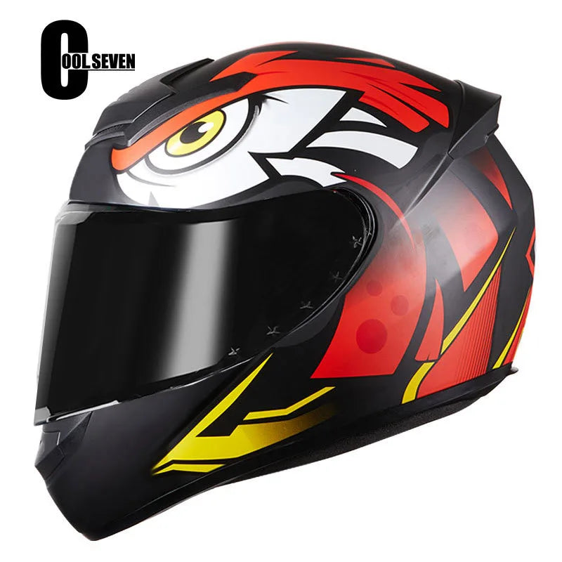 Motorcycle Helmet Full Face Capacete racing safety helmet Cascos Knight Men Women flick up Helmet DOT Certification For Venom