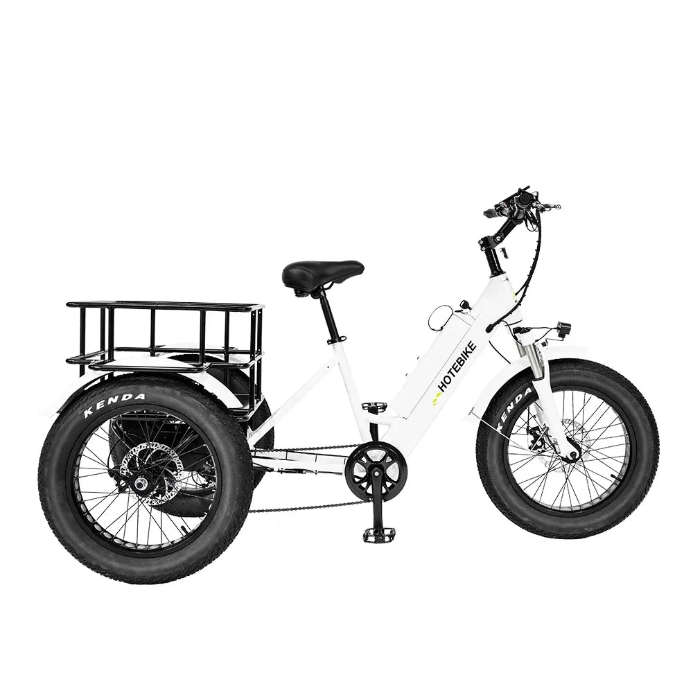 Factory Sales Long Range Electric Cargo Bike Fat Tire Electric Tricycle 36v Electric Trike Scooters E Trike