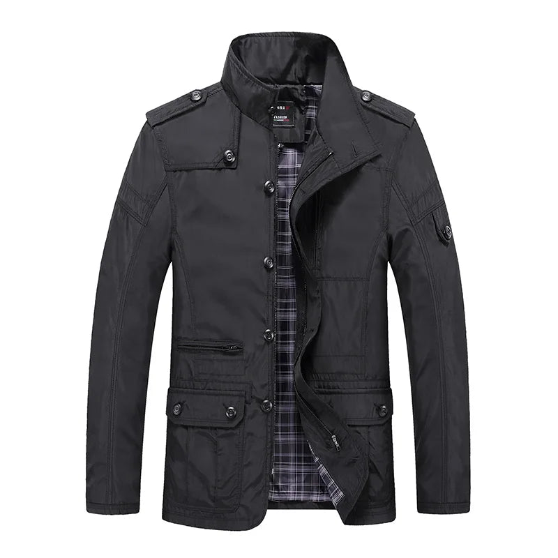 2023 Spring Autumn Men Casual Windproof Jackets Coats Mens Formal